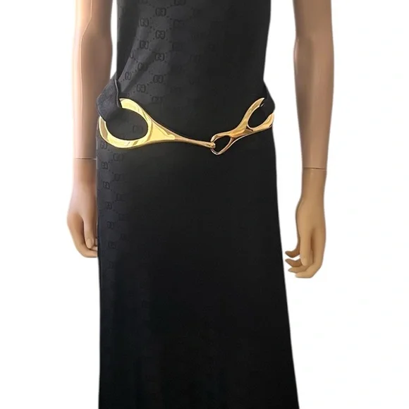 Gucci Tom Ford 1998 Monogram Maxi Dress - Picture 3 of 7